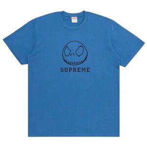 NWT Supreme Skeleton Tee - Faded Blue - Large